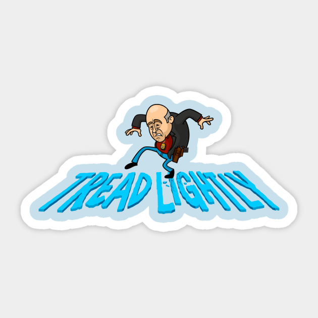 Tread Lightly Sticker by jonnyetc